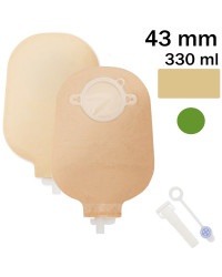 1217-43 Worek Dwuczęściowy Nova 2 Urostomia 43 mm 330 ml  Beż Dansac