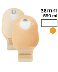 1216-36 Worek stomijny przezroczysty Dansac Nova 2 FoldUp – otwierany, z filtrem, do systemu dwuczęściowego