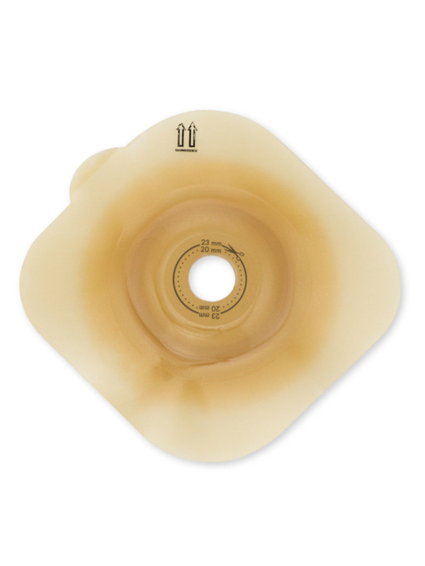 1536-15 Płytka stomijna Dansac Nova 2 Convex – wypukła, 36 mm, do cięcia 15–23 mm