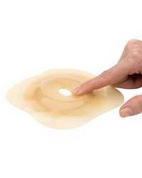 1536-15 Płytka stomijna Dansac Nova 2 Convex – wypukła, 36 mm, do cięcia 15–23 mm