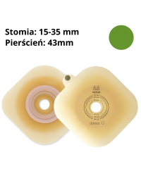 1143-15 Dansac Nova2 – płaska płytka stomijna 43 mm, hydrokoloidowa, do worków Nova 2 i NovaLife 2