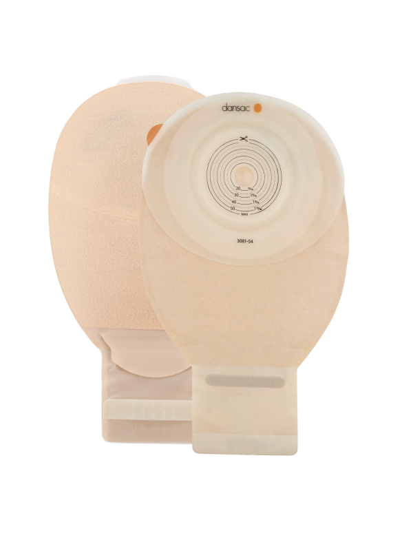 3081-54 Worek stomijny Dansac NovaLife TRE Convex Soft – otwarty 15–54 mm z okienkiem i filtrem