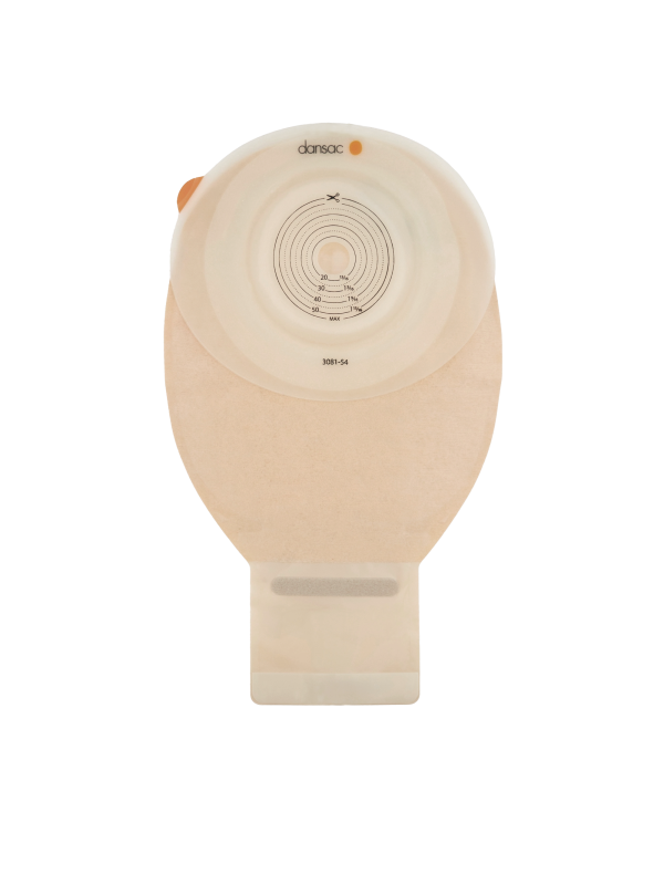 3081-54 Worek stomijny Dansac NovaLife TRE Convex Soft – otwarty 15–54 mm z okienkiem i filtrem