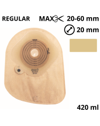 801-20 Worek Stomijny Nova1 Closed Midi 20-60 mm 420 ml Zamknięty Beżowe Dansac