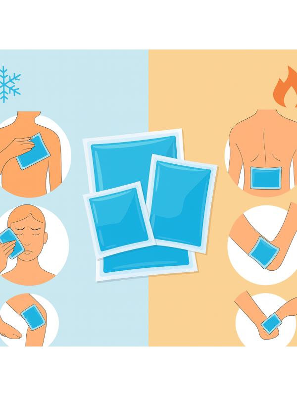 Kompres Żelowy Rehabilitacyjny Halcamp 12x18 cm