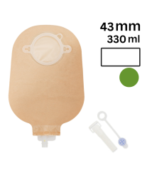 1218-43 Dansac Nova 2 Urostomy- przezroczysty worek urostomijny 2-częściowy, 330 ml