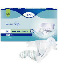 TENA Slip ProSkin Super Pieluchomajtki Dla Leżących Z Ciężkim Nietrzymaniem Moczu 7/8 kropli