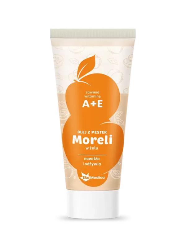 Olej z pestek moreli w żelu nawilżający odżywiający EkaMedica 200 ml