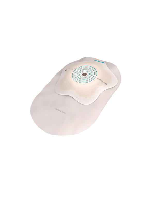 181720 Worek 1-cz SenSura Mio Concave 30-50mm Maxi Z Filtrem Neutralny z Okienkiem Zamknięty Coloplast