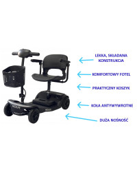 Skuter inwalidzki MEDILIFE NEST dla seniora