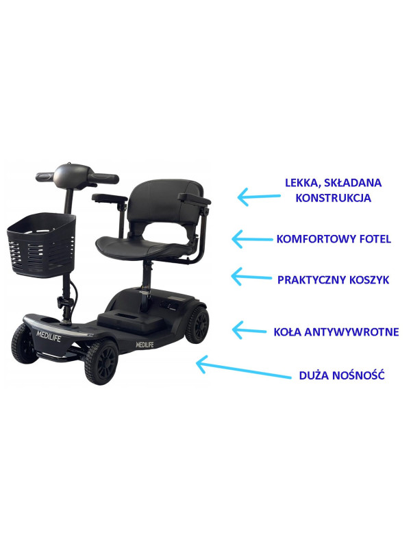 Skuter inwalidzki MEDILIFE NEST dla seniora
