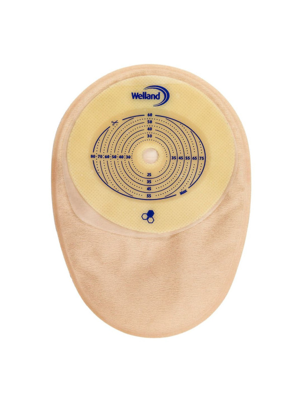 XMHCL713 Worek Jednoczęściowy Aurum Closed 13/60-80 mm Maxi Zamknięty Welland Przezroczysty Z Miodem Manuka