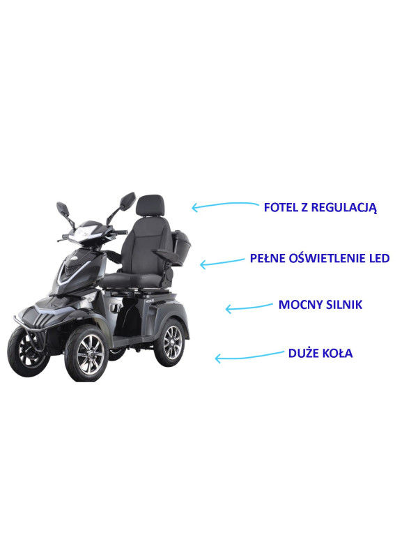 Skuter Elektryczny 4-kołowy Medilife OMNI