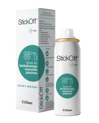 SOS050 Spray Do Usuwania Przylepców, Plastrów, Opatrunków i Kleju z Ciała 50 ml Stickoff Spray