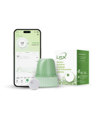 LinX CGM - sensor do ciągłego monitorowania glukozy | 15 dni działania, aplikacja mobilna, refundacja NFZ