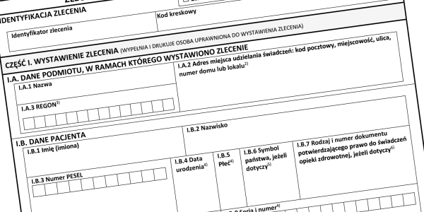 Nowe zasady wystawiania zleceń na wyroby medyczne. Od 1 lipca 2023 e-zlecenia. 